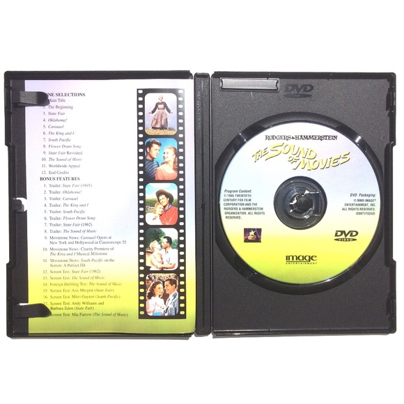 🦋 Rodgers and Hammerstein - The Sound of Movies DVD 2002 UPC 014381097122 - Picture 2 of 3